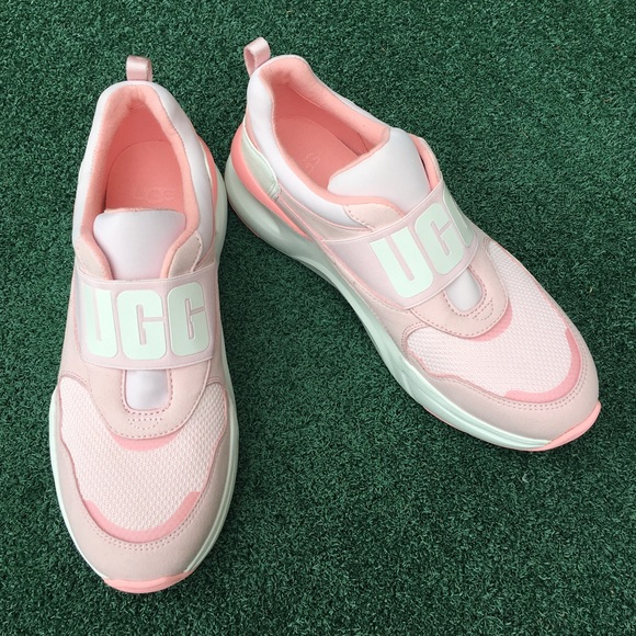 NWT Ugg La Flex Sneaker Posie Pink White 7 - Picture 3 of 13